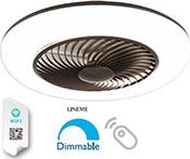 ΑΝΕΜΙΣΤΗΡΑΣ ΜΠΛΑΦΟΝΙΕΡΑ 12'' LED 35W CIERZONUOVO ΜΕ ΤΗΛΕΧΕΙΡΙΣΤΗΡΙΟ ΚΑΦΕ 02-00179 LINEME