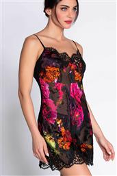 ΓΥΝΑΙΚΕΙΟ LINGERIE ΜΕ ΜΕΤΑΞΙ ''FLORAISON PASSION BABYDOLL'' - ALH1086 ΜΑΥΡΟ LISE CHARMEL