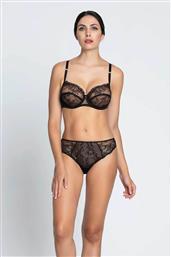 ΓΥΝΑΙΚΕΙΟ ΣΟΥΤΙΕΝ HALF CUP ΜΕ ΔΑΝΤΕΛΑ CUP F ''CHARME SECRET'' - BCJ3033F ΜΑΥΡΟ LISE CHARMEL