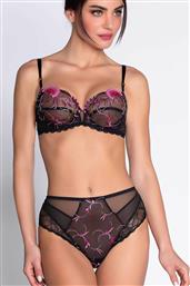 ΓΥΝΑΙΚΕΙΟ ΣΟΥΤΙΕΝ ΜΕ ΔΑΝΤΕΛΑ CUP B ''FLORAISON PASSION UNDERWIRE BRA'' - ACH6086B ΜΑΥΡΟ LISE CHARMEL