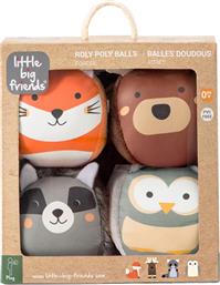 ΜΠΑΛΑΚΙ ΖΩΑΚΙ ΣΕΤ 4ΤΜΧ DOOBALLS FOREST BTL304454 - - BTL304454 LITTLE FRIENDS