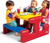 JUNIOR TABLE PICNIC RED LITTLE TIKES