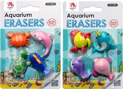 ΣΕΤ ΓΟΜΕΣ FANCY ERASER SET: AQUARIUM ΣΕ 2 ΣΧΕΔΙΑ LITTLE TREE