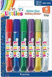 ΚΟΛΛΑ GLITTER 6ΓΡ. THE ΣΕ 6 ΧΡΩΜΑΤΑ LITTLIES