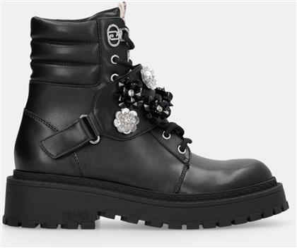 ΓΥΝΑΙΚΕΙΑ ΜΠΟΤΑΚΙΑ ΜΕ ΔΙΑΚΟΣΜΗΤΙΚΑ ΛΟΥΛΟΥΔΙΑ - SF5061P0102 ΜΑΥΡΟ LIU JO