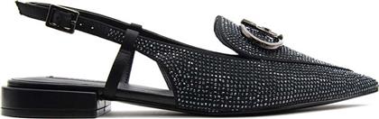 ΓΥΝΑΙΚΕΙΑ FLATS - DRESS 1 VIOLA 14 SLING BACK SATIN/STRASS SF4185TX001 22222 LIU JO