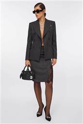 ΓΥΝΑΙΚΕΙΑ ΦΟΥΣΤΑ PENCIL ΜΕ ΔΑΝΤΕΛΑ - CF5233T054A ΑΝΘΡΑΚΙ LIU JO