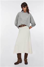 ΓΥΝΑΙΚΕΙΑ MIDI ΦΟΥΣΤΑ ΠΛΕΚΤΗ ΜΕ ΠΑΓΙΕΤΑ - MF5295MA27R ΕΚΡΟΥ LIU JO