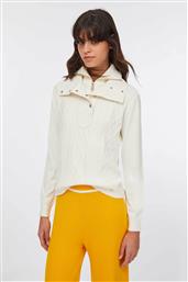 ΓΥΝΑΙΚΕΙΑ ΠΛΕΚΤΗ ΜΠΛΟΥΖΑ ΜΕ ΔΙΠΛΟ ΓΙΑΚΑ - TF5039MS75L ΕΚΡΟΥ LIU JO