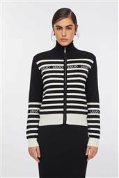 ΓΥΝΑΙΚΕΙΑ ΠΛΕΚΤΗ ΖΑΚΕΤΑ ΡΙΓΕ ΜΕ ΠΕΡΛΕΣ - TF5214MS63L ΜΑΥΡΟ LIU JO