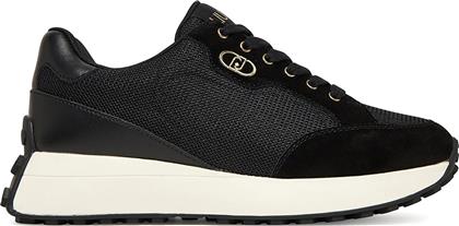 ΓΥΝΑΙΚΕΙΑ SNEAKERS ΜΕ SUEDE ΛΕΠΤΟΜΕΡΕΙΕΣ ''LOLO 20'' - BF5027PX624 ΜΑΥΡΟ LIU JO