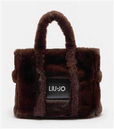 ΓΥΝΑΙΚΕΙΑ ΤΣΑΝΤΑ ΧΕΙΡΟΣ FAUX FUR - TF5270E0374 ΚΑΦΕ ΣΚΟΥΡΟ LIU JO