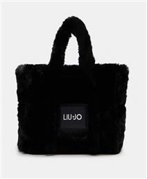 ΓΥΝΑΙΚΕΙΑ ΤΣΑΝΤΑ ΧΕΙΡΟΣ FAUX FUR - TF5270E0374 ΜΑΥΡΟ LIU JO