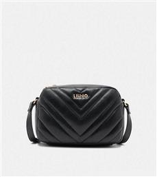 ΓΥΝΑΙΚΕΙΑ ΤΣΑΝΤΑ CROSSBODY ΚΑΠΙΤΟΝΕ - AF5187E0426 ΜΑΥΡΟ LIU JO