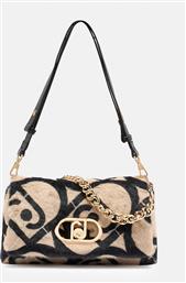 ΓΥΝΑΙΚΕΙΑ ΤΣΑΝΤΑ ΩΜΟΥ ΑΠΟ FAUX ΓΟΥΝΑ ΜΕ ΛΟΓΟΤΥΠΟ ''LAPUFFY'' - AF5138E0592 ΜΠΕΖ LIU JO