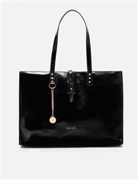 ΓΥΝΑΙΚΕΙΑ ΤΣΑΝΤΑ ΩΜΟΥ GLOSSY LARGE - AF5024E0452 ΜΑΥΡΟ LIU JO