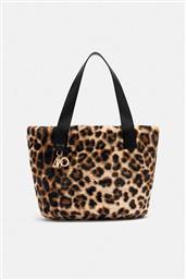 ΓΥΝΑΙΚΕΙΑ ΤΣΑΝΤΑ ΩΜΟΥ ΜΕ ΑΝΑΓΛΥΦΟ FAUX FUR - AF5154E0305 ΚΑΦΕ LIU JO