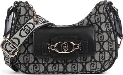 ΓΥΝΑΙΚΕΙΑ ΤΣΑΝΤΑ ΩΜΟΥ ΜΕ LOGO PRINT ''PAKUNA CROSSBODY'' - AF4032T9328 ΜΑΥΡΟ LIU JO