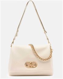 ΓΥΝΑΙΚΕΙΑ ΤΣΑΝΤΑ ΩΜΟΥ ΜΕΤΑΛΛΙΚΟ ΛΟΓΟΤΥΠΟ ''LAPUFFY LARGE'' - AF5147E0161 ΛΕΥΚΟ LIU JO