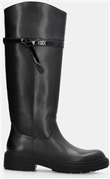 ΓΥΝΑΙΚΕΙΕΣ ΜΠΟΤΕΣ ΜΕ ΜΕΤΑΛΛΙΚΟ ΛΟΓΟΤΥΠΟ - SF5031P0102 ΜΑΥΡΟ LIU JO