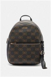 ΓΥΝΑΙΚΕΙΟ BACKPACK ΜΕ ALL-OVER LOGO PRINT - AF5186E0053 ΜΑΥΡΟ LIU JO