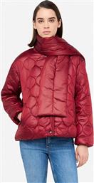 ΓΥΝΑΙΚΕΙO ΜΠΟΥΦΑΝ ΚΑΠΙΤΟΝΕ ΜΕ ΚΑΣΚΟΛ - MF5016T091A ΜΠΟΡΝΤΟ LIU JO