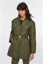 ΓΥΝΑΙΚΕΙΟ ΜΠΟΥΦΑΝ ΚΑΠΙΤΟΝΕ ΜΕ ΖΩΝΗ - TF5045T9804 ΠΡΑΣΙΝΟ LIU JO