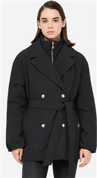 ΓΥΝΑΙΚΕΙΟ ΜΠΟΥΦΑΝ ΜΕ ΖΩΝΗ - TF5018T3767 ΜΑΥΡΟ LIU JO