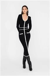 ΓΥΝΑΙΚΕΙΟ ΦΟΡΕΜΑ MIDI LUREX - CF5132MS18F ΜΑΥΡΟ LIU JO από το NOTOS