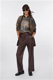 ΓΥΝΑΙΚΕΙO ΠΑΝΤΕΛΟΝΙ FAUX ΔΕΡΜΑ - MF5069E0624 ΚΑΦΕ LIU JO