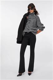 ΓΥΝΑΙΚΕΙO ΠΑΝΤΕΛΟΝΙ ΜΟΝΟΧΡΩΜΟ FLARED - MF5143J9189 ΜΑΥΡΟ LIU JO