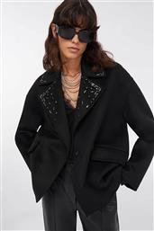 ΓΥΝΑΙΚΕΙΟ ΣΑΚΑΚΙ ΜΕ ΚΕΝΤΗΜΑ ΣΤΟΝ ΓΙΑΚΑ - MF5026T4627 ΜΑΥΡΟ LIU JO