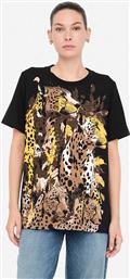 ΓΥΝΑΙΚΕΙΟ T-SHIRT ΜΕ PRINT - TF5168JS923 ΜΑΥΡΟ LIU JO