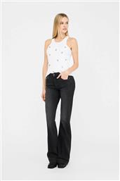 ΓΥΝΑΙΚΕΙO ΤΖΙΝ ΠΑΝΤΕΛΟΝΙ FLARE FIT - UF5061DS615 ΜΑΥΡΟ LIU JO