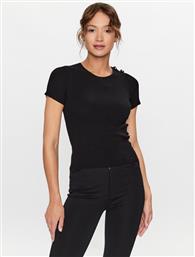 T-SHIRT CF3204 MS99E ΜΑΥΡΟ SLIM LEG LIU JO