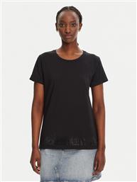 T-SHIRT TA5180 JS923 ΜΑΥΡΟ REGULAR FIT LIU JO