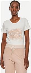 T-SHIRT TF4076 JS088 ΛΕΥΚΟ REGULAR FIT LIU JO από το MODIVO