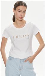 T-SHIRT ECS T-SHIRT BASICA M VA4216 JS923 ΛΕΥΚΟ REGULAR FIT LIU JO