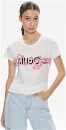 T-SHIRT MA4340 JS923 ΛΕΥΚΟ REGULAR FIT LIU JO