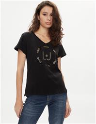 T-SHIRT TA4137 J6040 ΜΑΥΡΟ REGULAR FIT LIU JO