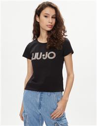 T-SHIRT VA4105 JS003 ΜΑΥΡΟ REGULAR FIT LIU JO