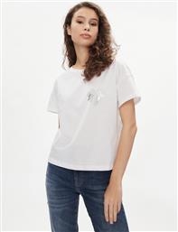 T-SHIRT VA4156 JS923 ΛΕΥΚΟ RELAXED FIT LIU JO