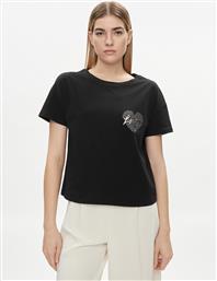 T-SHIRT VA4156 JS923 ΜΑΥΡΟ RELAXED FIT LIU JO