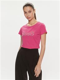 T-SHIRT VA4216 JS923 ΡΟΖ REGULAR FIT LIU JO