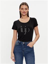 T-SHIRT VA4227 JS360 ΜΑΥΡΟ REGULAR FIT LIU JO