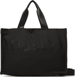 ΤΣΑΝΤΑ L TOTE CANVAS LOGO S 2A3113 T0300 ΜΑΥΡΟ LIU JO