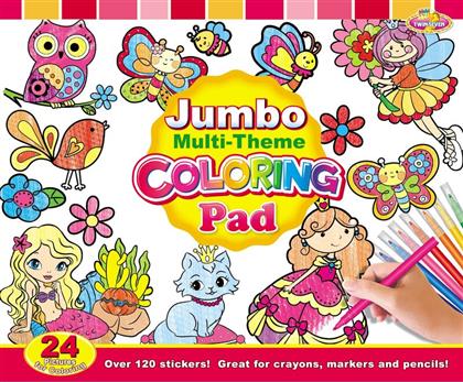 LKING STICKER COLORING PAD (CPA0802V)