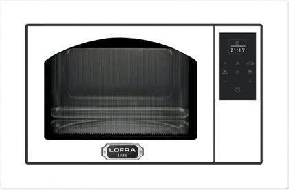 FMRBP6TMECHROME ΜΕ GRILL 20 LT ΛΕΥΚΟ ΕΝΤΟΙΧΙΖΟΜΕΝΟΣ ΦΟΥΡΝΟΣ ΜΙΚΡΟΚΥΜΑΤΩΝ LOFRA