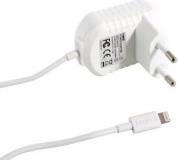 TRAVEL CHARGER LOGIC 3 LIGHTNING CABLE 2.4A WHITE LOGIC3