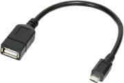 AA0035 USB OTG ADAPTER CABLE FOR SMARTPHONES 0.2M LOGILINK